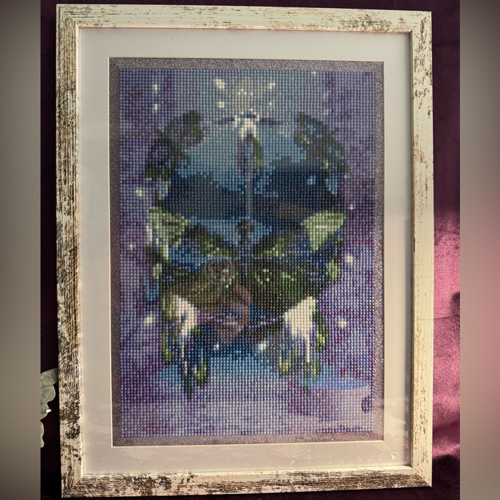 Framed Dragonfly Diamond Painting